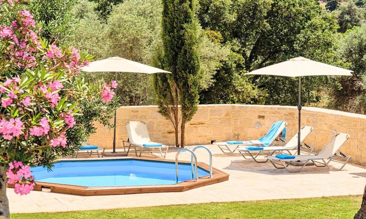 Villa Di Palma Heated Pool Koufi Exteriör bild