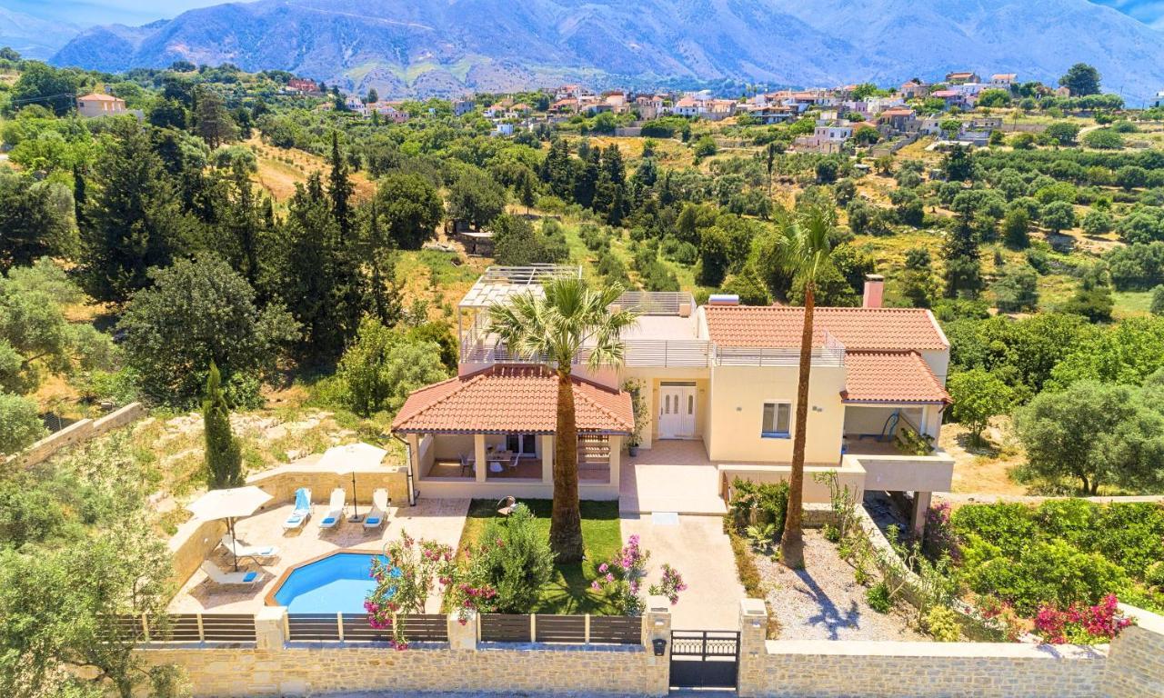 Villa Di Palma Heated Pool Koufi Exteriör bild