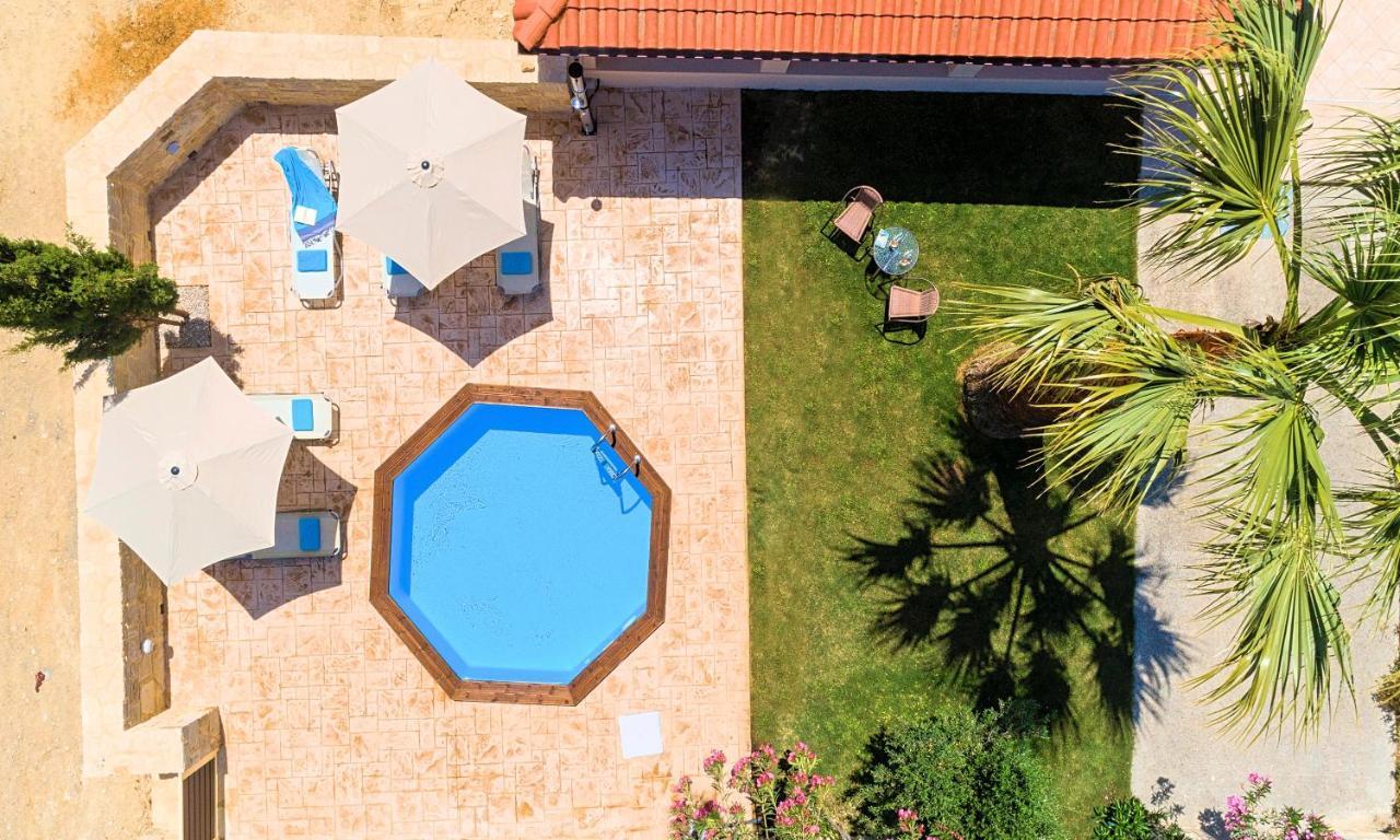 Villa Di Palma Heated Pool Koufi Exteriör bild
