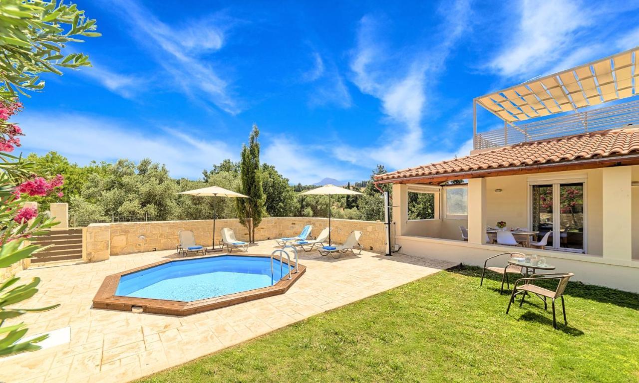 Villa Di Palma Heated Pool Koufi Exteriör bild