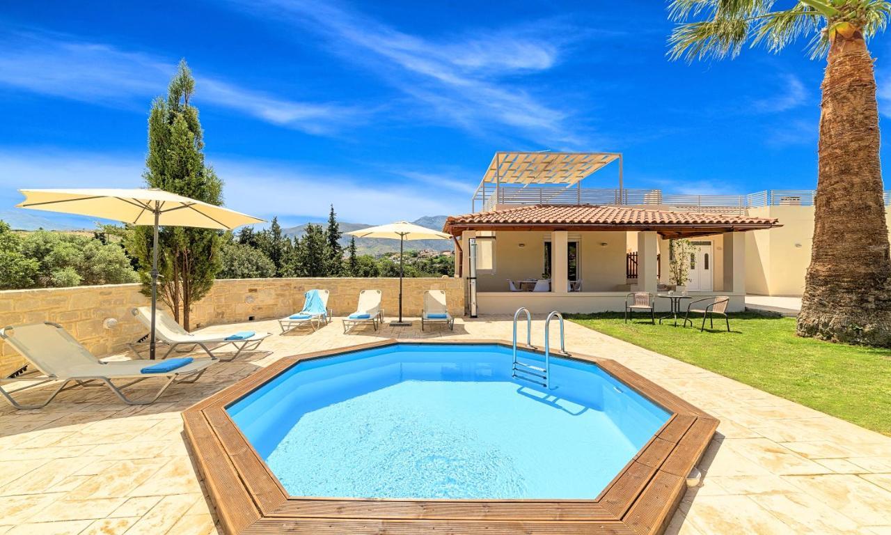 Villa Di Palma Heated Pool Koufi Exteriör bild